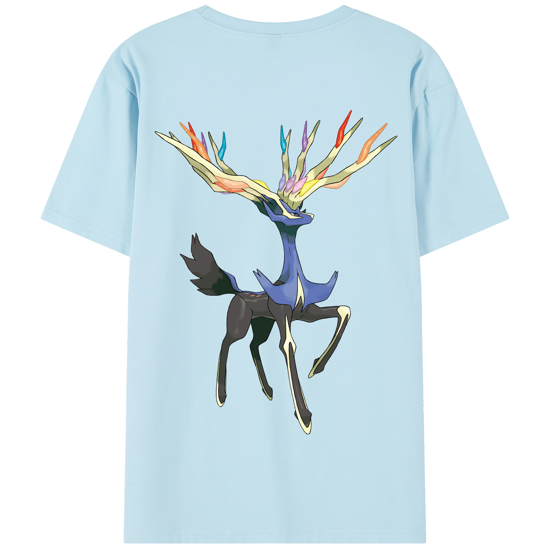（画像用） ポケットモンスター Pokémon 綿100％半袖Tシャツ（背面プリント）